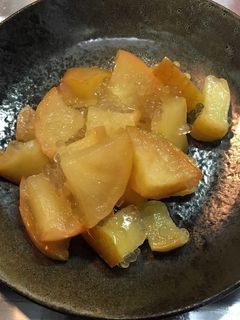 林檎の白ワイン煮・タピオカ添え-レシピのメイン写真