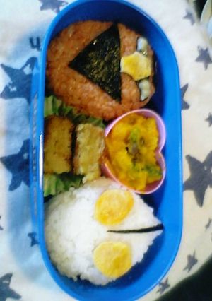 簡単☆ゴーオンレッド＆ウルトラマン弁当-レシピのメイン写真