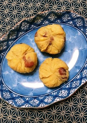 サツマイモと金時豆のきんとん【お正月】-レシピのメイン写真