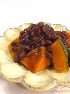 ゆで小豆de簡単♡かぼちゃのいとこ煮♡-レシピのメイン写真