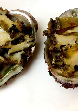 アワビのカレー風味ソテー！美味しい！-レシピのメイン写真