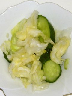 きゅうりとキャベツの漬物-レシピのメイン写真