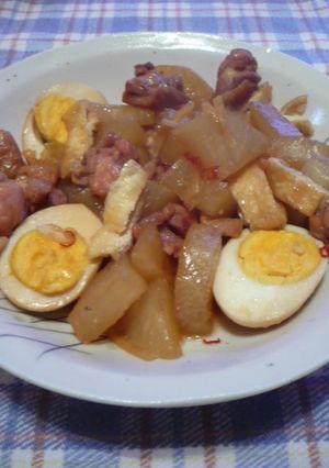 ゆず香る鶏肉と大根の甘辛煮☆-レシピのメイン写真