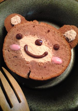 フライパンケーキで簡単☆クマさんケーキ-レシピのメイン写真