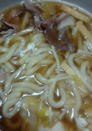 母の味鍋焼きうどん❗-レシピのメイン写真