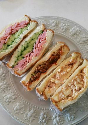 3種のサンドイッチ-レシピのメイン写真