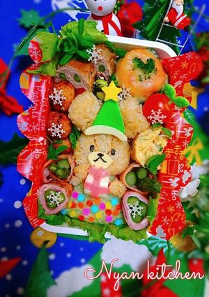 ジャッキー★クリスマス弁当*キャラ弁-レシピのメイン写真