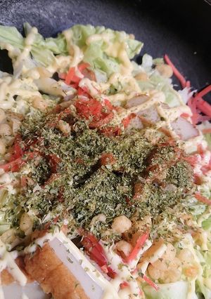 蒸しキャベツのお好み焼き風-レシピのメイン写真