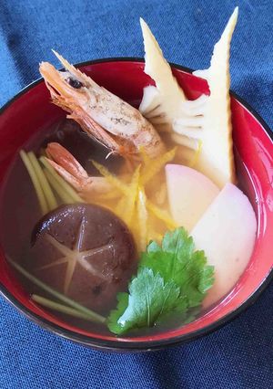 鹿児島風お雑煮（寄せ鍋つゆ）-レシピのメイン写真