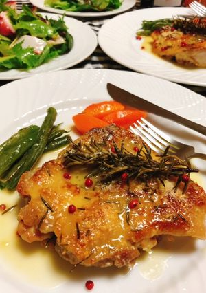 Xmasに。チキンのローズマリー煮グリル-レシピのメイン写真