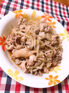 簡単!豚もやし-レシピのメイン写真
