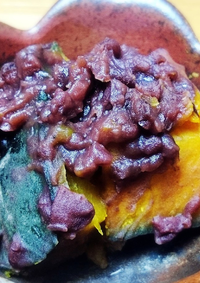 冬至に！無水鍋でかぼちゃのいとこ煮♪-レシピのメイン写真