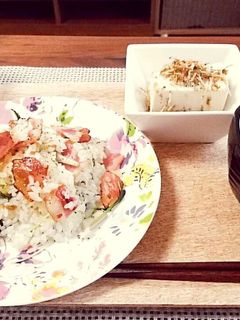 ベーコンとえりんぎチャーハン♩-レシピのメイン写真