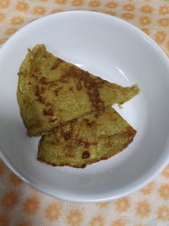 離乳食後期 じゃがいもと卵のお好み焼き風-レシピのメイン写真