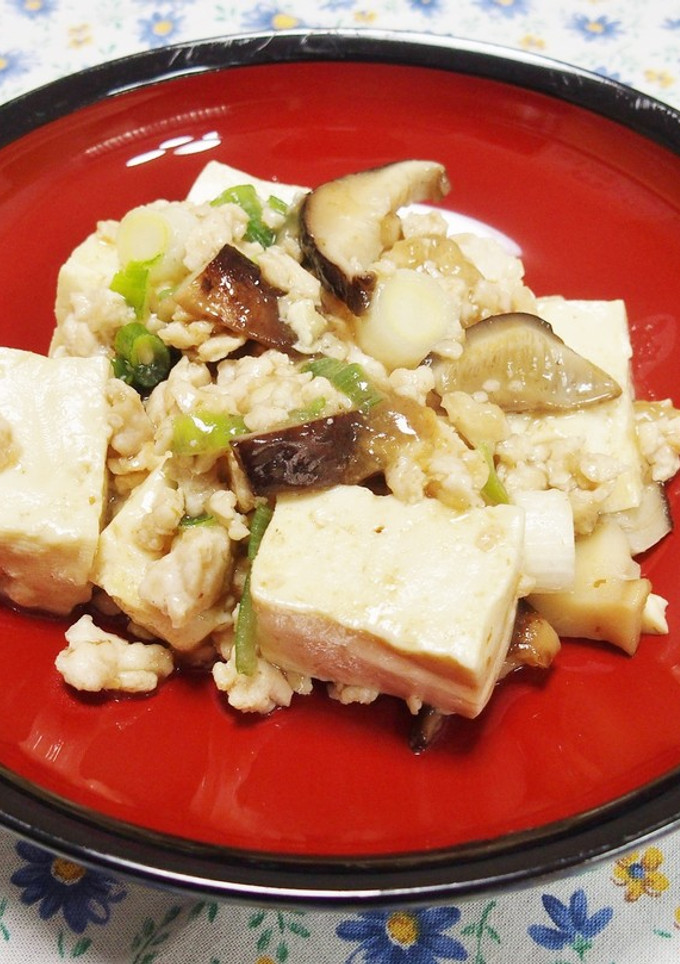 豆腐とひき肉の旨塩煮-レシピのメイン写真