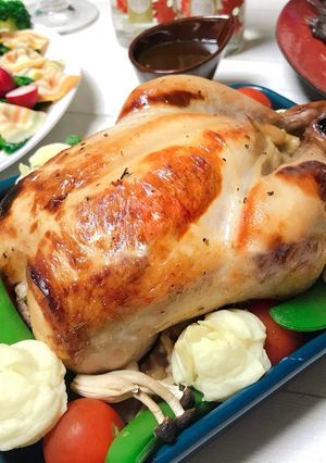 はちみつオレンジのローストチキン-レシピのメイン写真