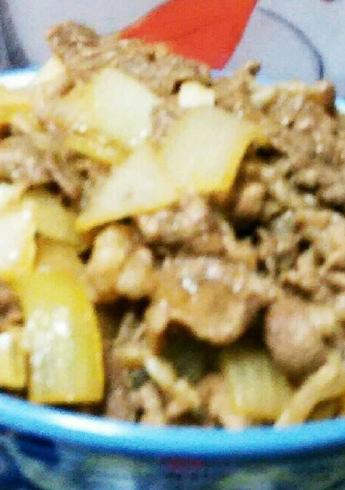簡単❣すき焼きのタレで牛丼アタマの特盛り-レシピのメイン写真