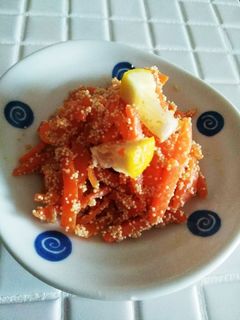 にんじんたらこ和え-レシピのメイン写真