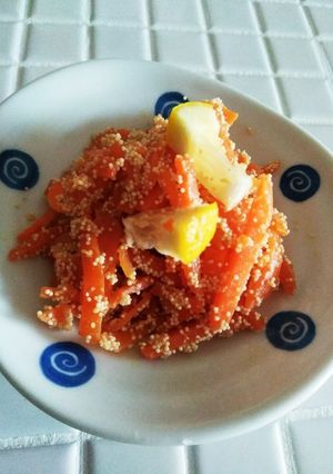 にんじんたらこ和え-レシピのメイン写真