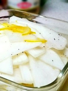 大根の浅漬け♥ゆず風味☆簡単☆-レシピのメイン写真