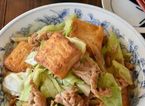 厚揚げキャベツの肉味噌炒め【作り置き】-レシピのメイン写真