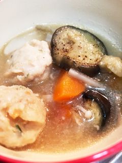 肉団子味噌汁-レシピのメイン写真