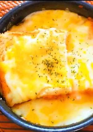 トマト入りオニオングラタンスープ-レシピのメイン写真