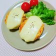 ヘルシー♪鶏挽肉お豆腐のチーズハンバーグ