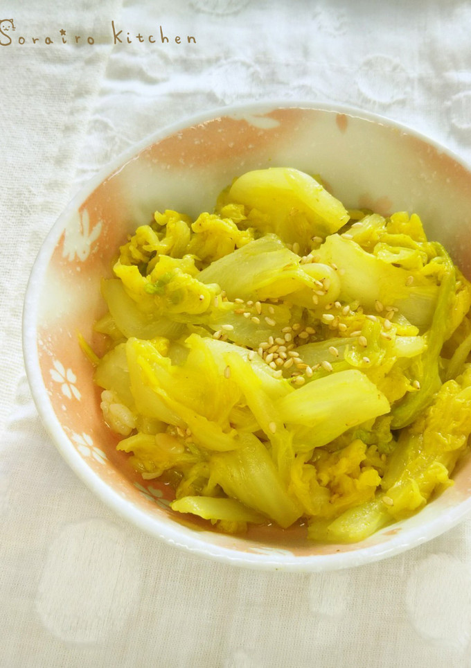 優しい旬をピリ辛で♪白菜の簡単カレー炒め-レシピのメイン写真