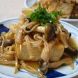 バター風味の豆腐☆きのこソースがけ