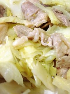 豚肉とキャベツの柚子こしょう炒め-レシピのメイン写真