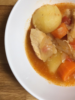 圧力鍋で!トマトと鶏肉のシチュー煮込み-レシピのメイン写真