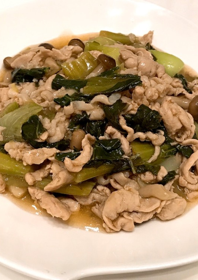 豚肉と青梗菜の中華炒め-レシピのメイン写真