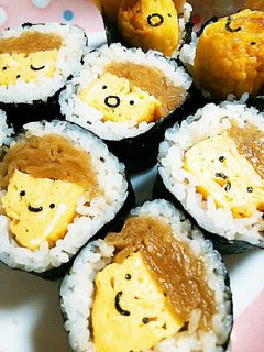 ♪かんぴょう&たまご♪のり巻き-レシピのメイン写真