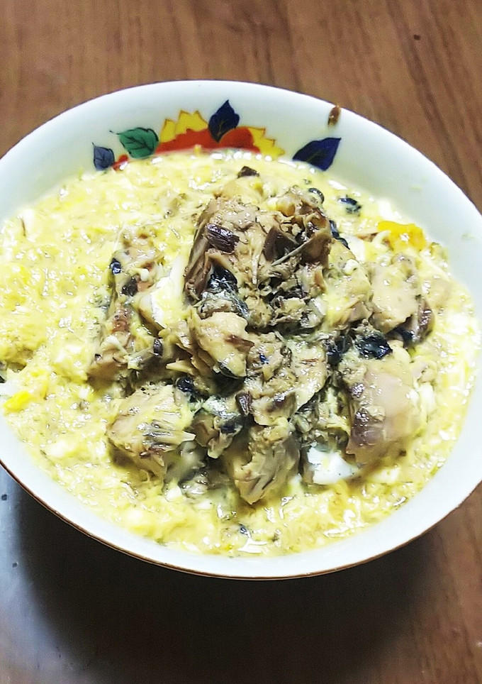 サバの水煮缶の卵とじ丼♪-レシピのメイン写真