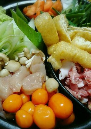 まるごと♥鶏きんかんのごま豆乳鍋-レシピのメイン写真