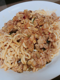 辛ラーメンで汁なし旨辛!坦々麺-レシピのメイン写真