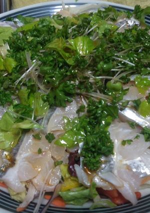 【男飯】太刀魚のカルパッチョ-レシピのメイン写真