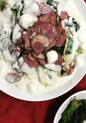 クリームパスタ-レシピのメイン写真