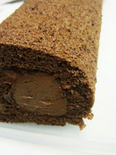 簡単★チョコレートロールケーキ♪-レシピのメイン写真