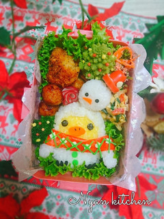 『キイロイトリ★スノーマン』弁当*冬弁-レシピのメイン写真