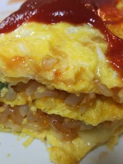 簡単絶品・卵焼き風のオムライス-レシピのメイン写真