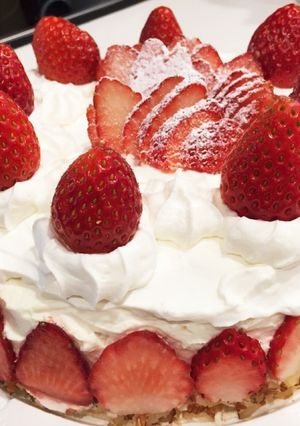 いちごたっぷりケーキ-レシピのメイン写真