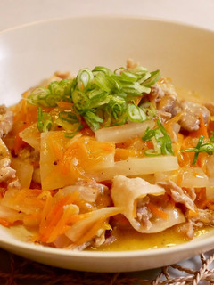 豚肉と大根のうま塩ダレ炒め-レシピのメイン写真