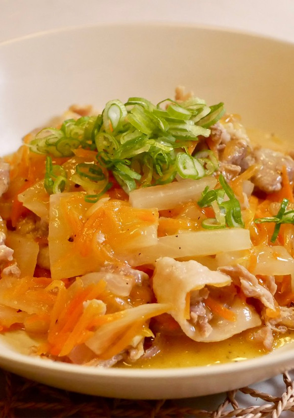 豚肉と大根のうま塩ダレ炒め-レシピのメイン写真