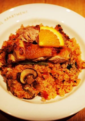 クリスマスに♪大人のチキンライス-レシピのメイン写真
