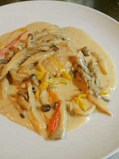 鶏肉とキノコのクリーム煮-レシピのメイン写真