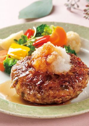 だしオイルを使ったハンバーグ-レシピのメイン写真