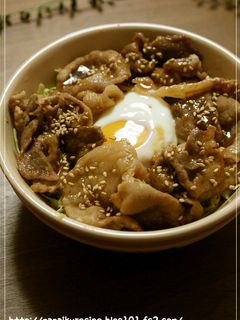 温玉のせ♡豚の生姜焼き丼-レシピのメイン写真