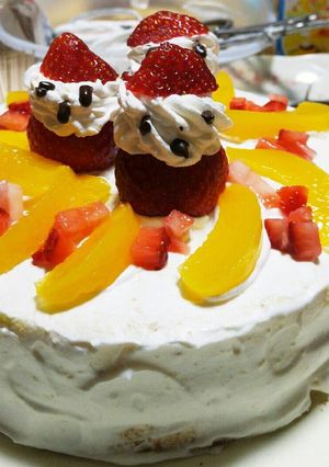 今からでも間に合うクリスマスケーキ。-レシピのメイン写真